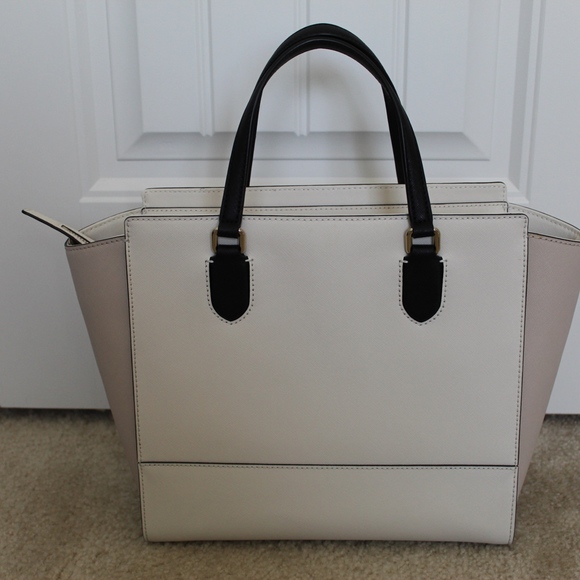 kate spade off white and cream handbag - Picture 2 of 5